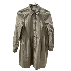 ASOS Design Button Up Long Sleeve Dress